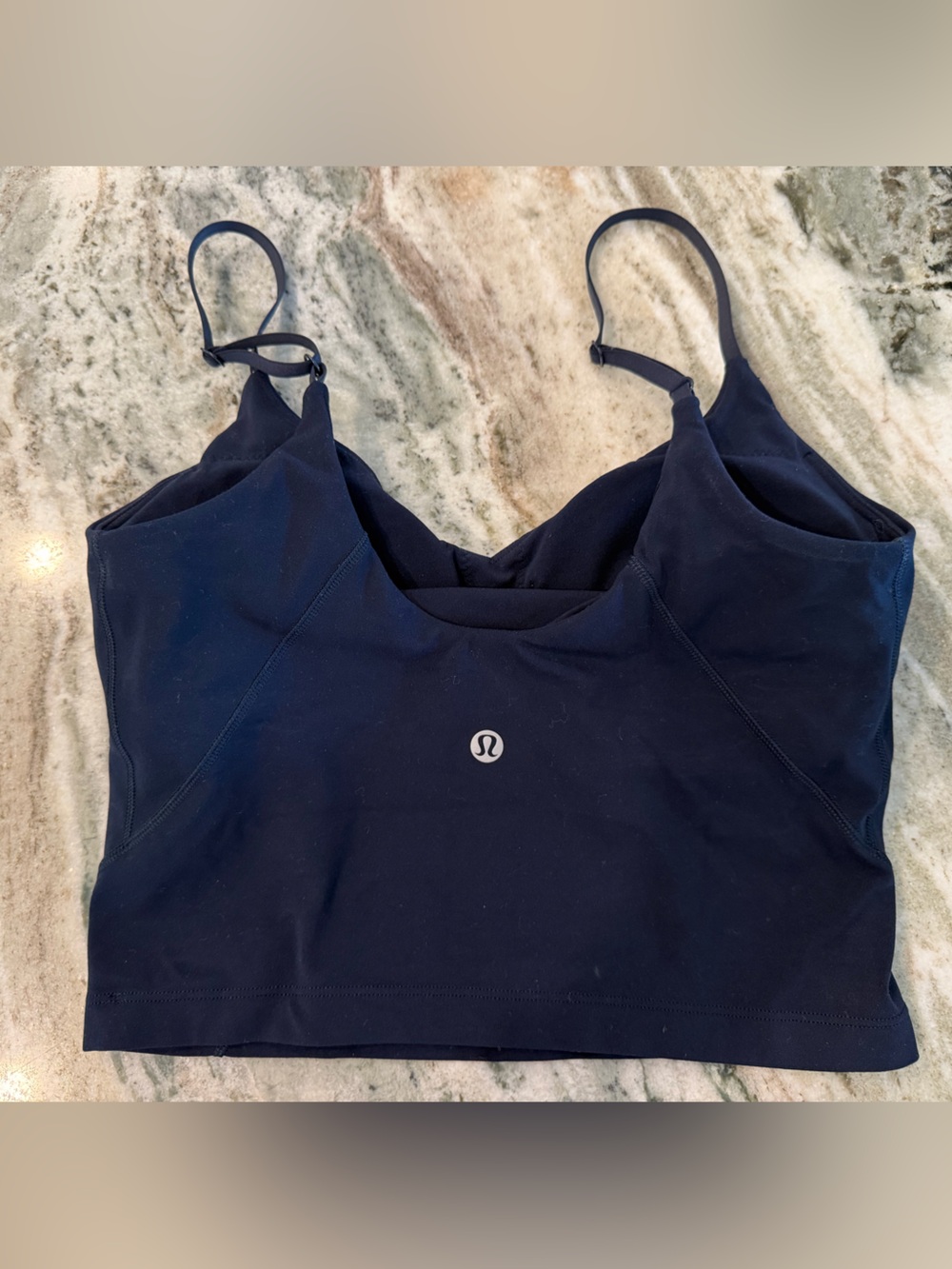 Lululemon True Navy Sports Bra Align Cami  Tank Top light support A/B Cup size 4